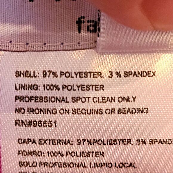 New Faviana 9524 (20) Raspberry V-Neck Jeweled Bodice Lace Up Back Maxi Gown - Picture 9 of 14